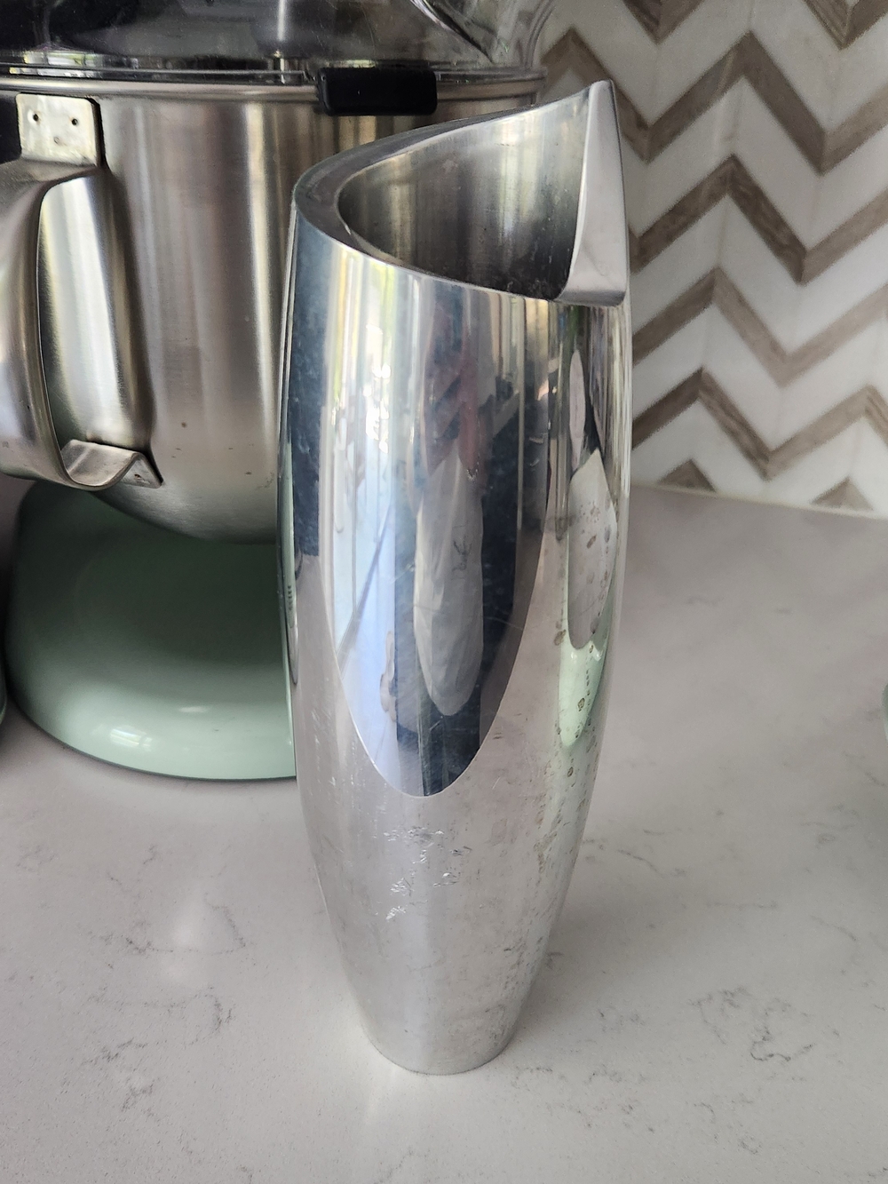 Spiral vase Vintage Nambé 1998